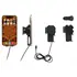 Brodit Komplettset MagSafe Halter mit Kugelgelenk + untere St�tze f�r APPLE iPhone 14, inkl. USB-C Brodit Magnetic Wireless Charger + USB 12/24V Ladeger�t
