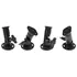 Brodit Komplettset / Sockelhalterung 3.8 Zoll (Gesamtl�nge: 97mm) / Fl�gelschrauben / feine Zahnung / Montageplatte 1x Rund + 1x Oval, Abbildung 5
