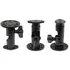 Brodit Komplettset / Sockelhalterung 3.8 Zoll (Gesamtl�nge: 97mm) / Fl�gelschrauben / feine Zahnung / Montageplatte 1x Rund + 1x Oval