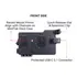 Brodit ModTek Dock (Grundhalter) f�r Android / Windows Tablets, mit USB Hub (3x A + 1x C), Abbildung 5