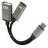 Brodit USB-C Splitter zum Laden (60 W PD) und USB-A (Daten)