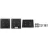 Brodit Monitorhalterung f�r Vesa 75mm, mit AMPS-L�chern