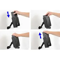 Brodit Drucker Halterung mit MultiMoveClip f�r ZEBRA ZD611, nur f�r Ger�te mit Basisgeh�use (P1080383-602) und externem Akku (P1080383-603), Abbildung 3