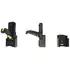 Brodit Scanner Halterung f�r ZEBRA MC3450, f�r Ger�te mit Rubber Boot, Display zeigt zum Halter