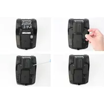 Brodit Drucker Halterung mit MultiMoveClip f�r ZEBRA ZQ620 Plus, mit Batteriefach-Zugang, Abbildung 1