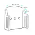 Brodit einstellbarer Halter (seitlich) f�r APPLE iPhone 5, f�r gr��ere Schutzh�llen, max: Breite: 62-77mm, Dicke: 6-13mm, Abbildung 7