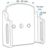 Brodit einstellbarer Halter (seitlich) f�r APPLE iPhone SE, f�r d�nne Schutzh�llen, max: Breite: 59-63mm, Dicke: 6-10mm, Abbildung 7