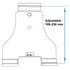 Brodit einstellbarer Tablet Halter f�r TECLAST T65 Max, 3-Punkt Befestigung, Abbildung 6