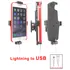 Brodit Halter f�r APPLE iPhone 6 Plus , f�r Ger�te mit sehr d�nnen Schutzh�llen, Achtung: Nur f�r die Aufnahme des abgebildeten Original Kabel (Apple MQUE2ZM/A mit Lightning Anschluss) vorgesehen!