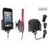 Brodit einstellbarer Halter (seitlich) Aktiv USB, 12/24V, f�r APPLE iPhone SE, f�r Schutzh�llen, max: Breite 62-77mm, Dicke: 6-10mm