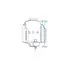 Brodit einstellbarer Halter (seitlich) Aktiv mit Festanschluss, 12/24V, f�r NOKIA 1 Plus, Micro USB, Abbildung 7
