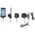 Brodit einstellbarer Halter (seitlich) Aktiv mit Festanschluss, 12/24V, f�r NOKIA 1 Plus, Micro USB