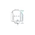 Brodit einstellbarer Halter (seitlich) Aktiv mit Festanschluss, 12/24V, f�r ZTE Blade A31 Lite, Micro USB, Abbildung 7