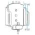 Brodit einstellbarer Halter (seitlich) Aktiv USB-C mit Festanschluss, 12/24V, f�r ZTE Axon M, Abbildung 6