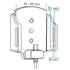 Brodit einstellbarer Halter (seitlich) Aktiv USB-C mit Festanschluss, 12/24V, f�r NOKIA X10, Abbildung 6
