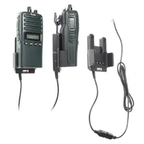 Brodit Halter Aktiv, mit Festanschluss, 12/24V, f�r ICOM IC-F15, Slim Design, Ladeger�t im Halter integriert