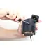 Brodit Halter Aktiv, 12/24V, f�r ZEBRA MC55, mit glattem Ladekabel (150cm), auch f�r Ger�te mit extended battery, Abbildung 1