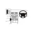 Brodit RHD ProClip f�r Chrysler Crossfire, ab Bj. 2004 bis 2007 (Nur Rechtslenker!)