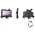 Brodit Halter Aktiv, 12/24V, f�r HONEYWELL ScanPal EDA10A, f�r Ger�te mit Rugged H�lle (EDA10A-RB-0), aber ohne Handschlaufe (EDA10A-HS-1PK), mit AMPS + VESA 75 + USB-A Host, schonende Ladung �ber Pogo Pins