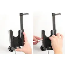 Brodit Halter Aktiv, mit Festanschluss, 12/24V, f�r ZEBRA MC9400, mit schwenkbarer obere St�tze, Abbildung 1