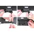 Brodit Modul-Upgrade Halter inkl. Pogo-Charging-Leiste f�r ZEBRA ET56 10.1, f�r Ger�te mit Gummi-Rahmen + mit / ohne Handschlaufe, Abbildung 1