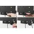 Brodit Halter Aktiv, mit Festanschluss, 12/24V, f�r HONEYWELL ScanPal EDA10A, f�r Ger�te mit Rugged H�lle (EDA10A-RB-0), aber ohne Handschlaufe (EDA10A-HS-1PK), mit AMPS + VESA 75 + USB-A Host, schonende Ladung �ber Pogo Pins, Abbildung 1