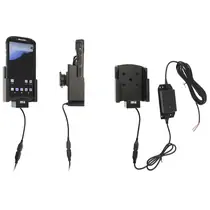 Brodit Halter Aktiv, mit Festanschluss, 12/24V, f�r POINT MOBILE PM95, Ladung �ber Pogo-Pins, nur f�r Ger�te mit Original Boot / H�lle