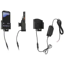 Brodit Halter Aktiv, mit Festanschluss, 12/24V, f�r POINT MOBILE PM95, Ladung �ber Pogo-Pins, nur f�r Ger�te ohne H�lle