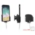 Brodit einstellbarer Halter (seitlich) f�r APPLE iPhone X, f�r Schutzh�llen, max: Breite 70-83mm, Dicke: 2-10mm, Achtung: Nur f�r die Aufnahme des abgebildeten Original Kabel (Apple MQUE2ZM/A mit Lightning Anschluss) vorgesehen!