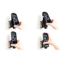 Brodit Halter (Befestigung oben) f�r APPLE iPhone 12 Pro, f�r Schutzh�llen, max: H�he 150-165mm Breite bis 88mm, Dicke: 2-11mm, Achtung: Nur f�r die Aufnahme des abgebildeten Original Kabel (Apple MQUE2ZM/A mit Lightning Anschluss) vorgesehen!, Abbildung 2