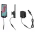 Brodit Halter Aktiv USB, 12/24V, f�r SAMSUNG Galaxy XCover Pro, Ladung �ber Pogo-Pins, inkl. USB-Ladeger�t