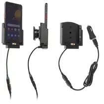 Brodit Halter Aktiv USB, 12/24V, f�r SAMSUNG Galaxy XCover 5, inkl. USB-Ladeger�t, Ladung �ber Pogo-Pins