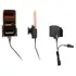 Brodit einstellbarer Halter (seitlich) Aktiv USB, 12/24V, f�r APPLE iPhone 15 Pro Max, inkl. USB-Ladeger�t, f�r dickere Schutzh�llen, max: Breite 75-89mm, Dicke: 8-12mm