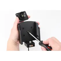 Brodit Halter Aktiv USB, 12/24V, f�r HONEYWELL CT70, f�r Ger�te ohne H�lle, mit/ohne Handschlaufe, mit/ohne Zusatzakku, Ladung �ber USB-C, Abbildung 1