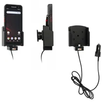 Brodit Halter Aktiv USB, 12/24V, f�r HONEYWELL CT70, f�r Ger�te ohne H�lle, mit/ohne Handschlaufe, mit/ohne Zusatzakku, Ladung �ber USB-C