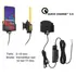 Brodit einstellbarer Halter (seitlich) Aktiv USB-C QC 3.0 mit Festanschluss, 12/24V, f�r HUAWEI P30