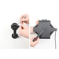 Brodit Halter Aktiv, mit Festanschluss, 12/24V, f�r SAMSUNG Galaxy Tab S10 FE, Abbildung 2