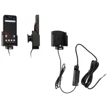 Brodit Halter Aktiv, mit Festanschluss, 12/24V, f�r HONEYWELL CT70, f�r Ger�te ohne H�lle, mit/ohne Handschlaufe, mit/ohne Zusatzakku, Ladung �ber USB-C