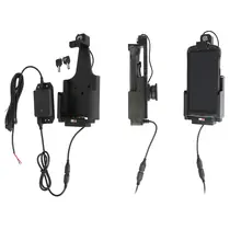 Brodit abschlie�barer Halter Aktiv, mit Festanschluss, 12/24V, f�r ZEBRA TC58, nur f�r Ger�te MIT Zebra original Rugged Boot!, Ladung �ber Pogo-Pins, Abbildung 5