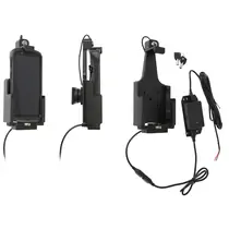 Brodit abschlie�barer Halter Aktiv, mit Festanschluss, 12/24V, f�r ZEBRA TC58, nur f�r Ger�te MIT Zebra original Rugged Boot!, Ladung �ber Pogo-Pins