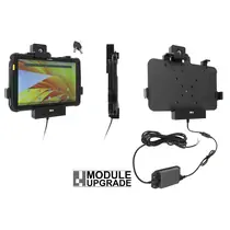 Brodit abschlie�barer Halter Aktiv, mit Festanschluss, 12/24V, f�r ZEBRA ET45 10 Zoll, nur f�r Ger�te MIT Rugged Boot / Exoskeleton