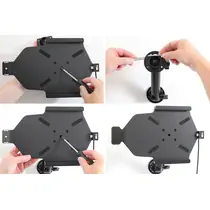 Brodit Halter mit Verriegelung, Aktiv, mit Festanschluss, 12/24V, f�r SAMSUNG Galaxy Tab A7, Abbildung 1