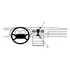 Brodit ProClip f�r Mercedes E-Klasse (W123), ab Bj. 1976 bis 1985