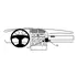Brodit ProClip f�r VW Golf 3, ab Bj. 1992 bis 1998