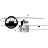 Brodit ProClip f�r Chrysler Stratus, ab Bj. 1995 bis 2000