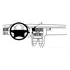 Brodit ProClip f�r Mercedes E-Klasse (W210 / S210), ab Bj. 1996 bis 2003, Abbildung 5