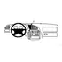 Brodit ProClip f�r Seat Alhambra, ab Bj. 1997 bis 2000
