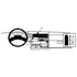 Brodit ProClip f�r VW T4 Caravelle, ab Bj. 1996 bis 2003, Abbildung 5