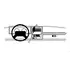 Brodit ProClip f�r Jeep Wrangler / Sahara, ab Bj. 1997 bis 2002, Abbildung 5