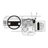 Brodit ProClip f�r VW T5 Multivan, ab Bj. 2003 bis 08/2009, Abbildung 5